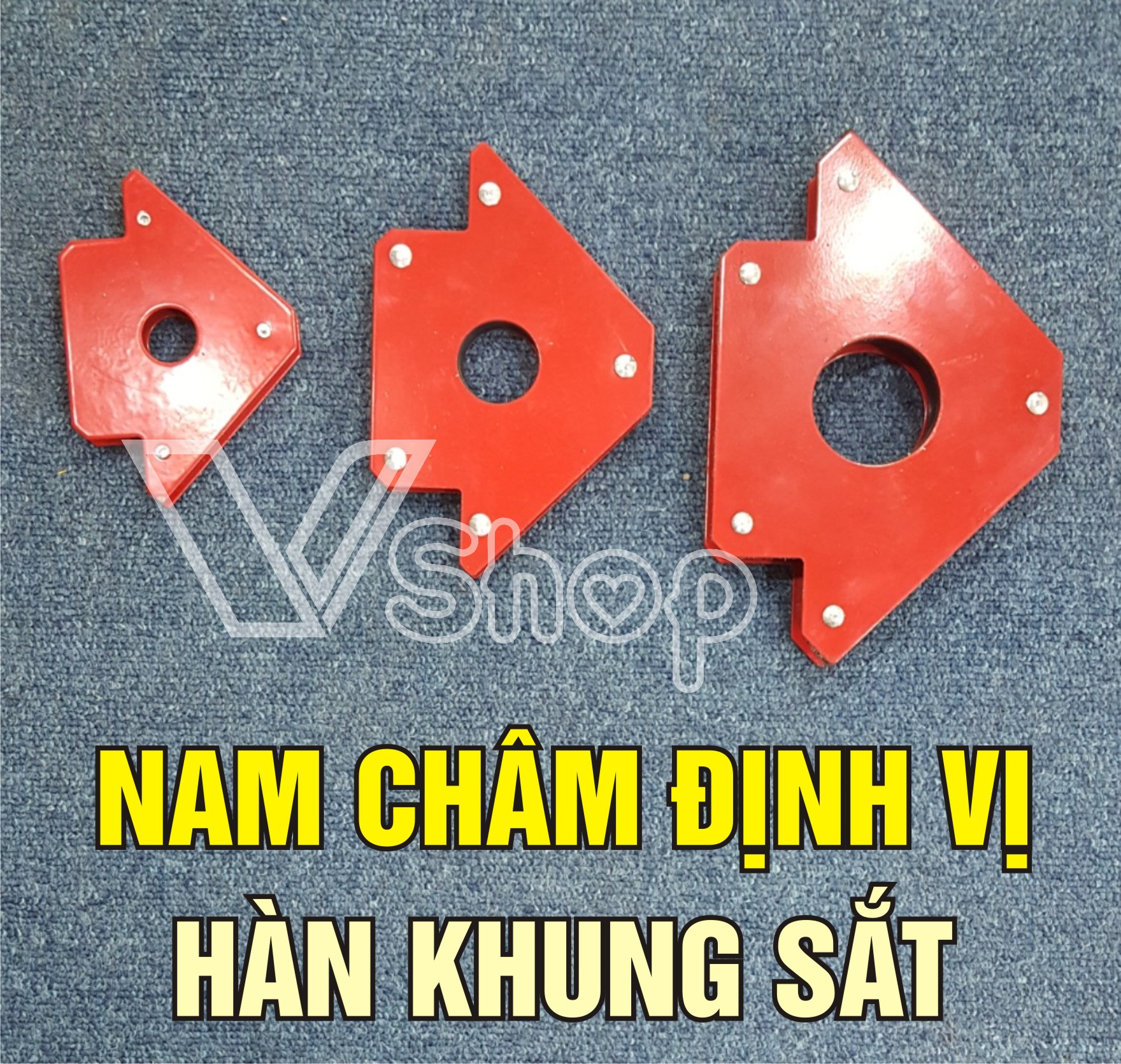 Nam châm định vị, hàn khung sắt loại trung 155mm