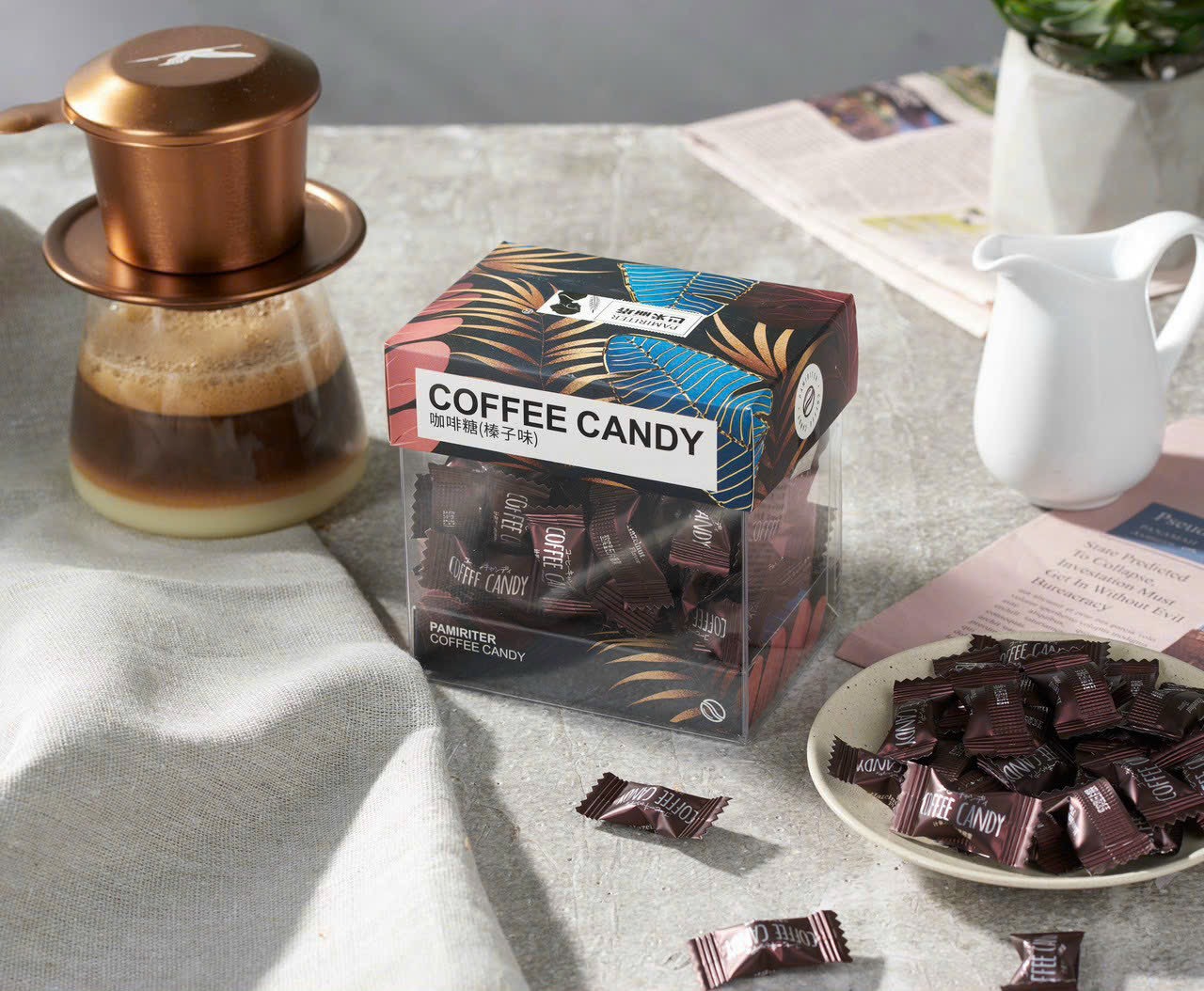 [Siêu Hot] Kẹo Coffee Candy Đài Loan - Hủ 70gr