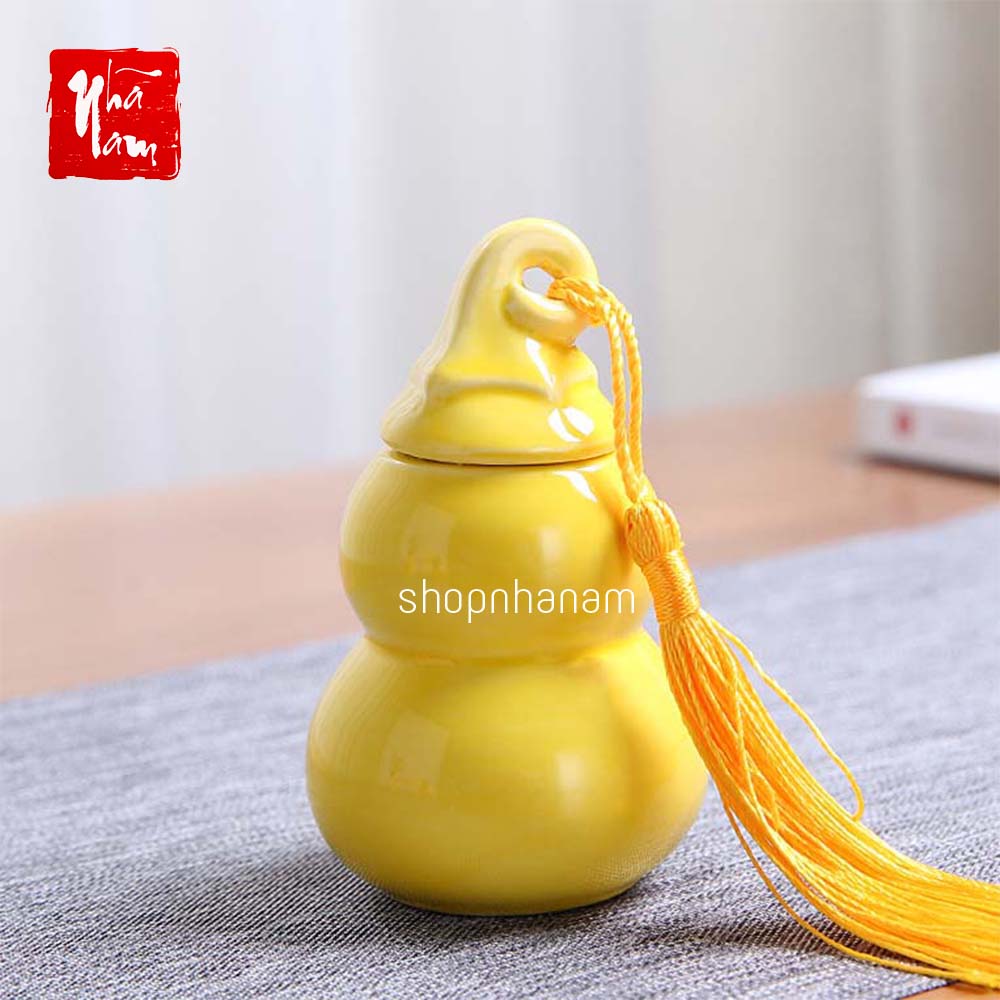 Bình hồ lô gốm sứ trang trí phong thủy, thờ cúng - Phong thủy Nhã Nam