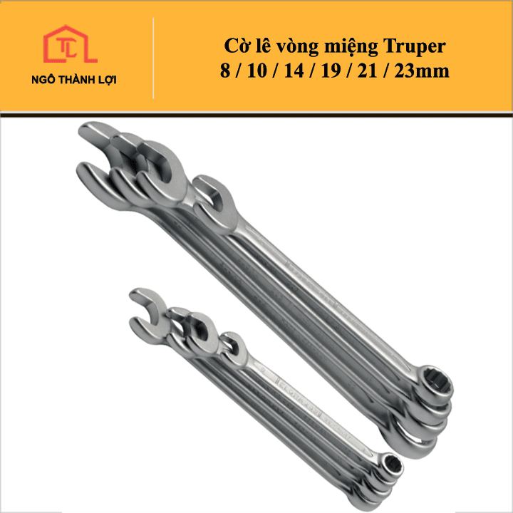 Cờ lê vòng miệng truper 8 / 10 / 14 / 19 / 21 / 23mm - cờ lê truper
