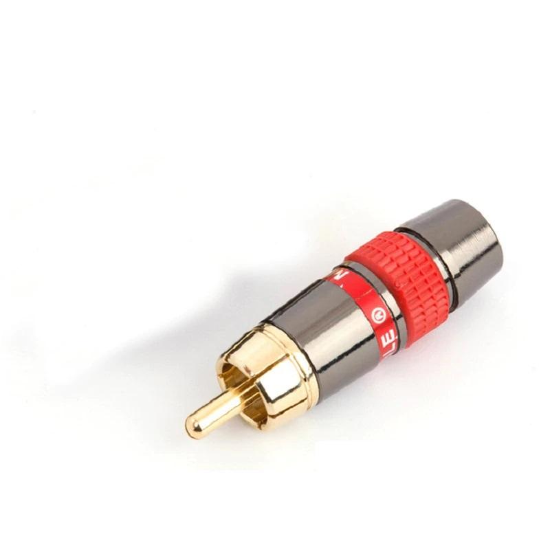 [HCM]Jack RCA Monster đực Jack RCA hàn dây tín hiệu bằng đồng