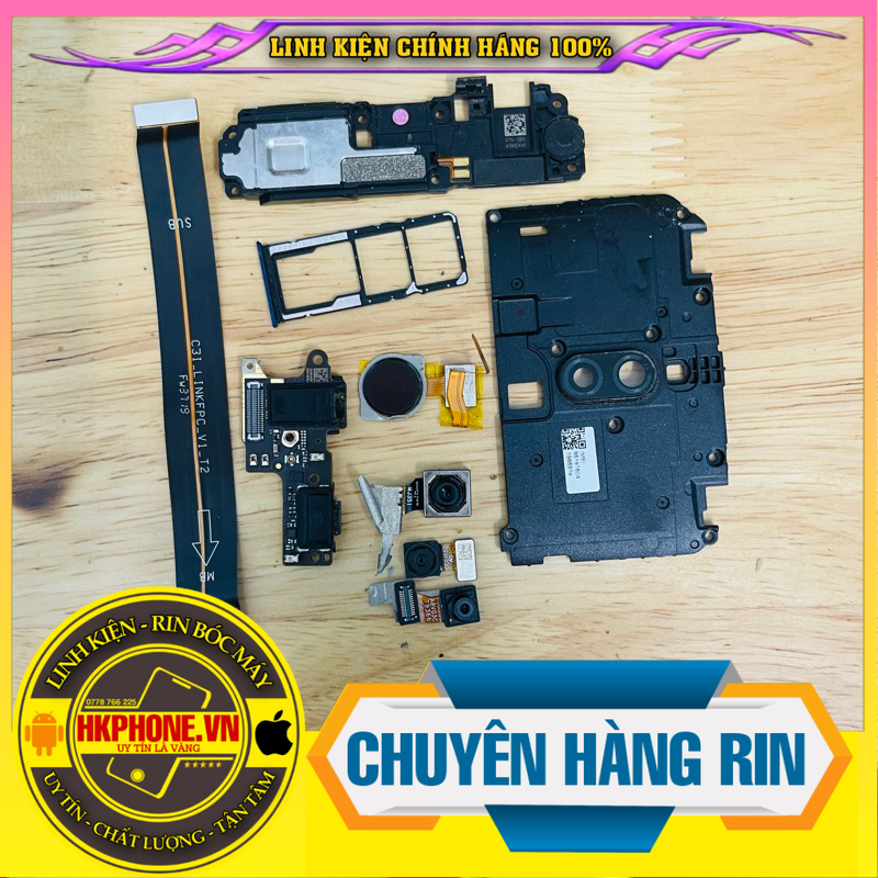 Linh Kiện Redmi 8 / Camera Trước sau,Main sạc,cáp nối main,loa ngoài,vân tay,nẹp đây main,khay sim,pin rin bóc máy