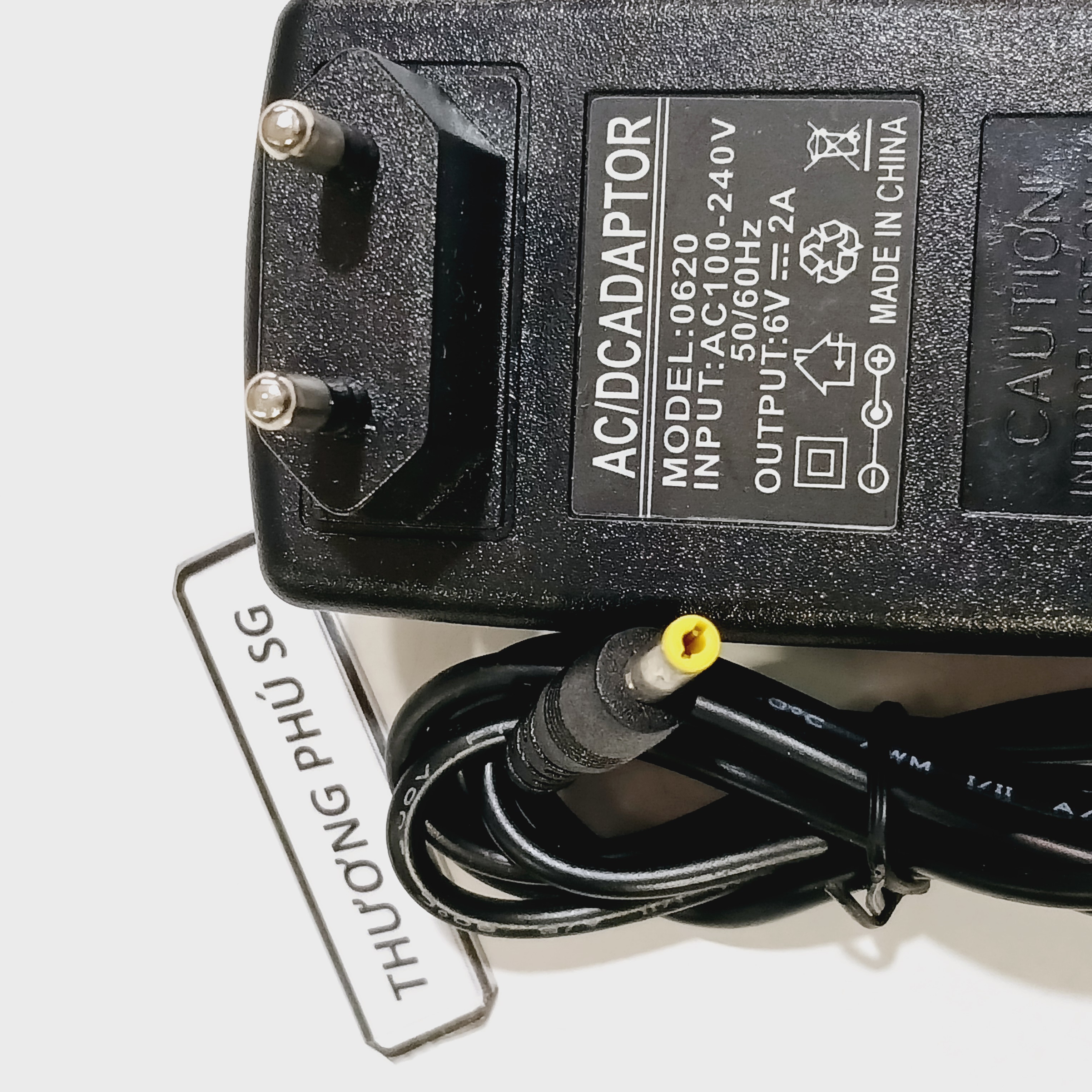 Nguồn Adapter DC 6V - 2A  / Đầu cắm 4.0mm x 1.7mm (Chuẩn CD)