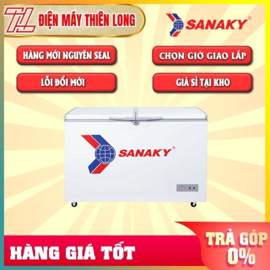 Tủ đông sanaky vh-365a2 - trả góp 0% - giao toàn quốc - ngoài hcm tính phí