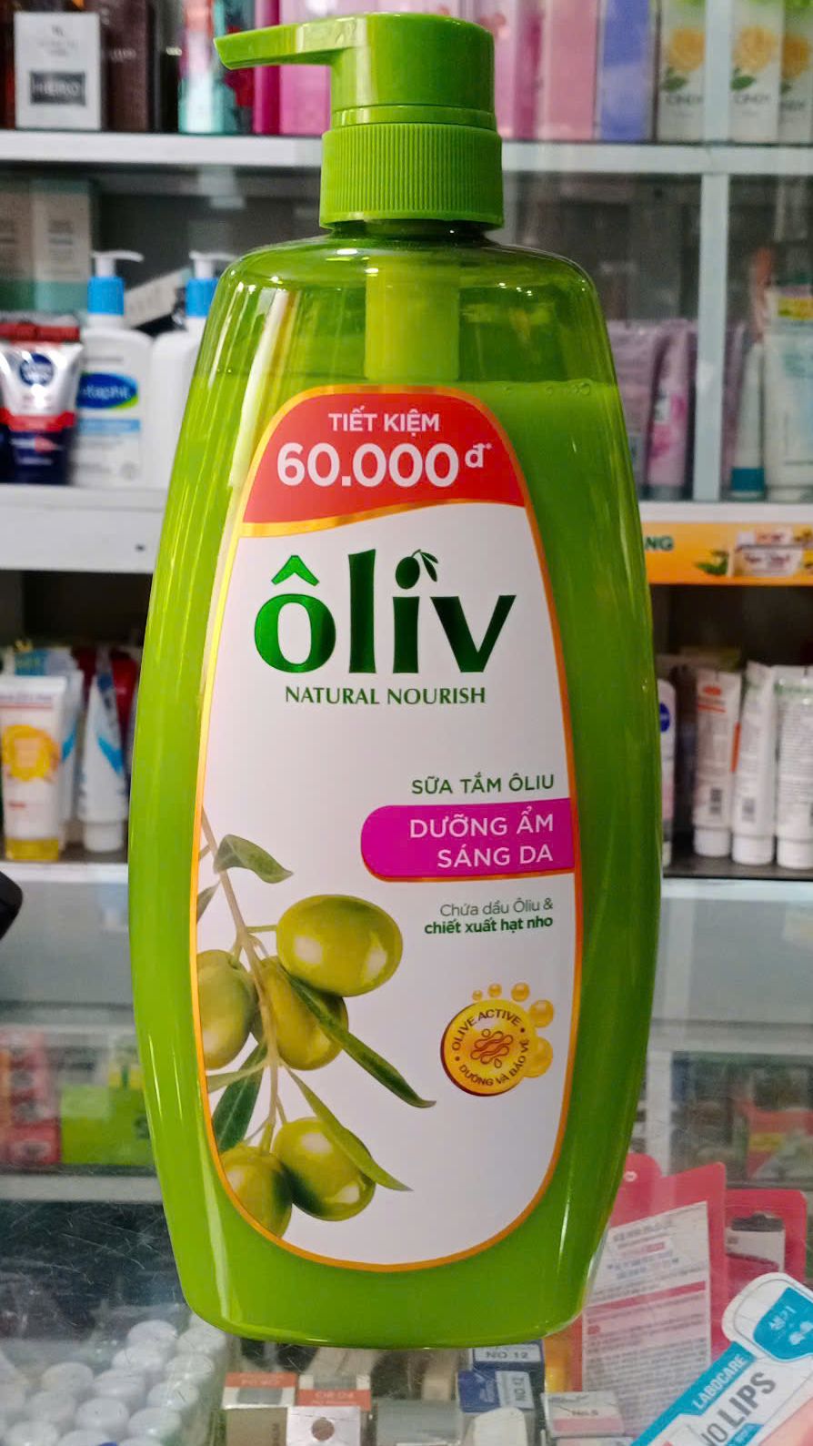 SỮA TẮM DƯỠNG DA OLIV DƯỠNG ẨM SÁNG DA 650ML