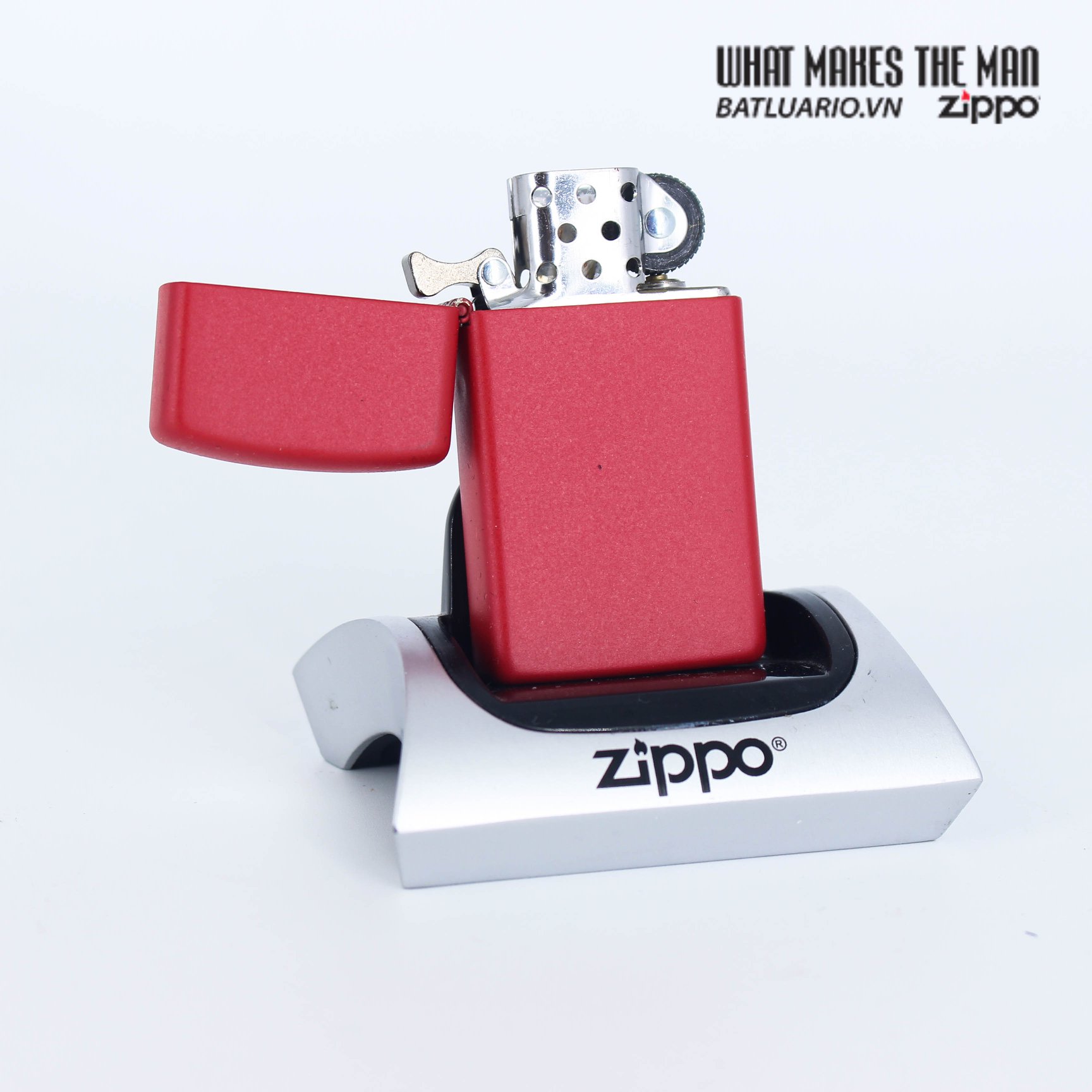 Bật lửa Zippo 1633 - Zippo Slim Red Matte