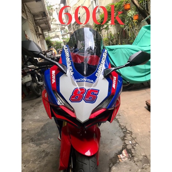 kính gió zero gavity honda siêu cao cbr250 cbr250rr