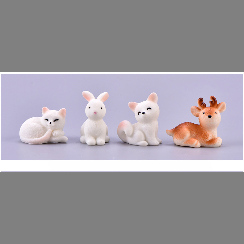 2 Mô hình tượng Con động vật dễ thương
