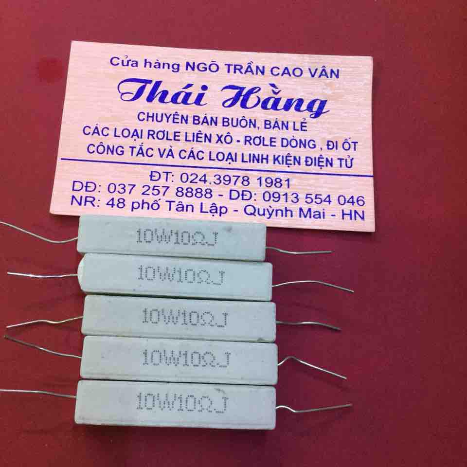Trở công suất sứ 10 ♎️/10 W (10 chiếc )