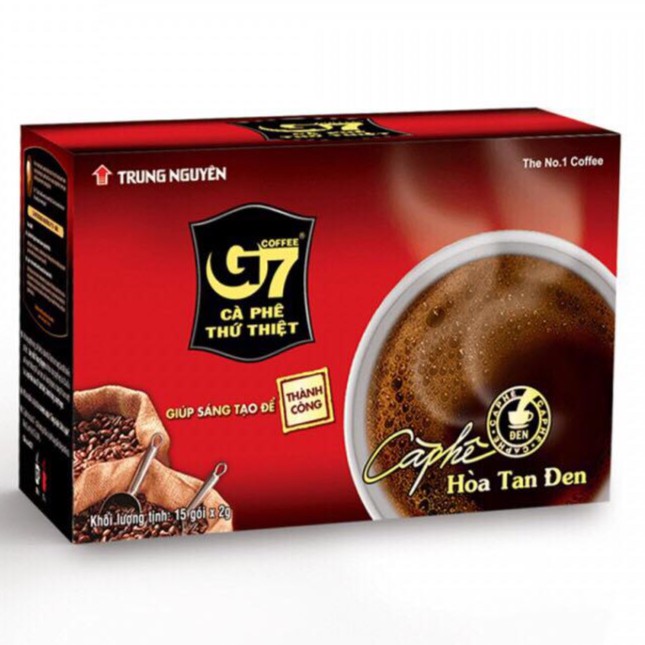 Cà Phê Đen Hòa Tan G7 Hộp 30g (15 gói x 2g)