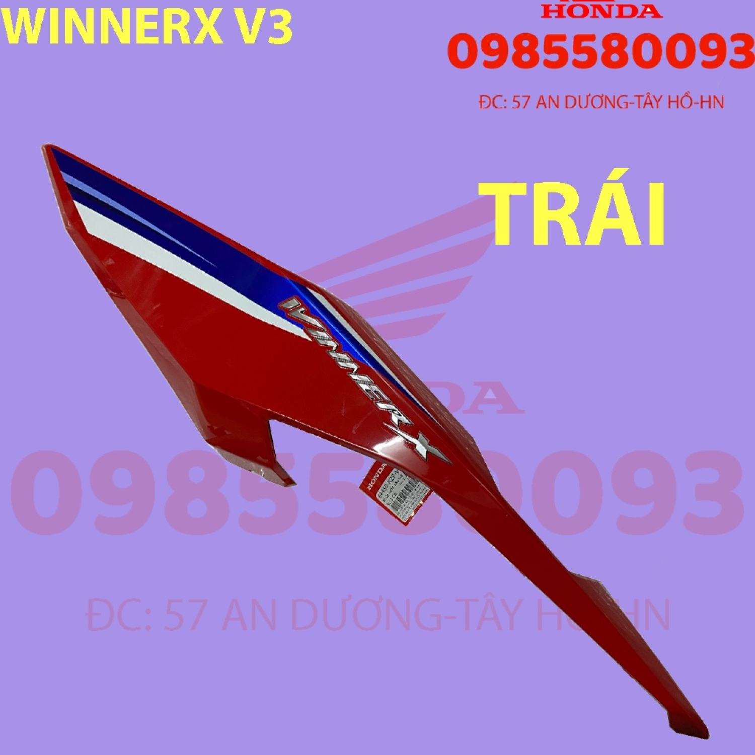 DÀN ÁO WINNER X V3 2022 MÀU ĐỎ HRC ( CÓ BÁN LẺ)