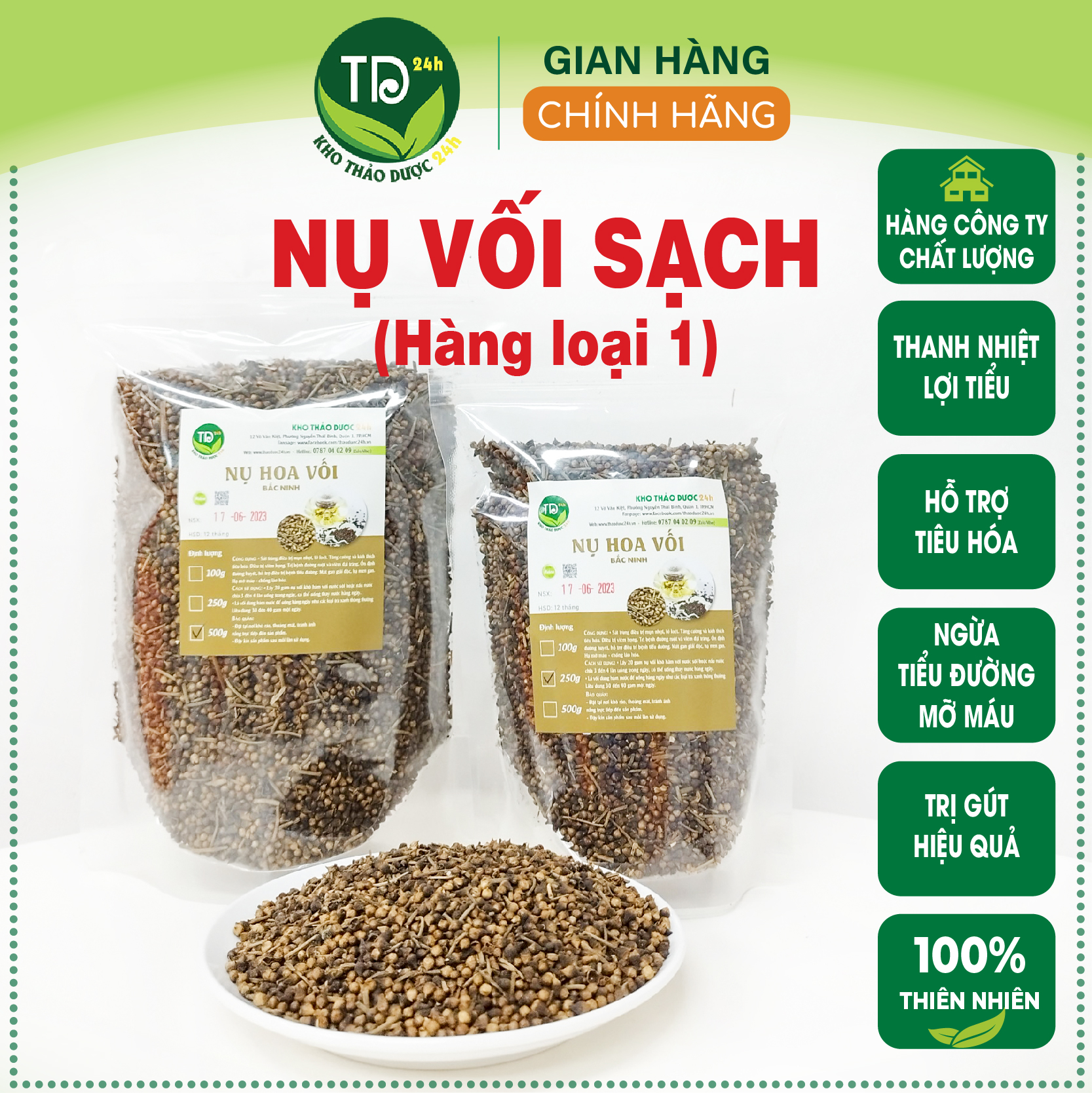 [1KG] Trà nụ vối Bắc Ninh nguyên chất, hàng sạch loại đặc biệt, giảm cân, giảm mỡ máu, mát gan, thanh nhiệt, ngừa xơ vữa động mạch I Kho Thảo dược 24h