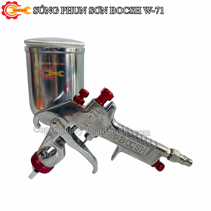 Súng Phun Sơn BOCSH W-71 Cao Cấp-Lỗ Phun 1.3