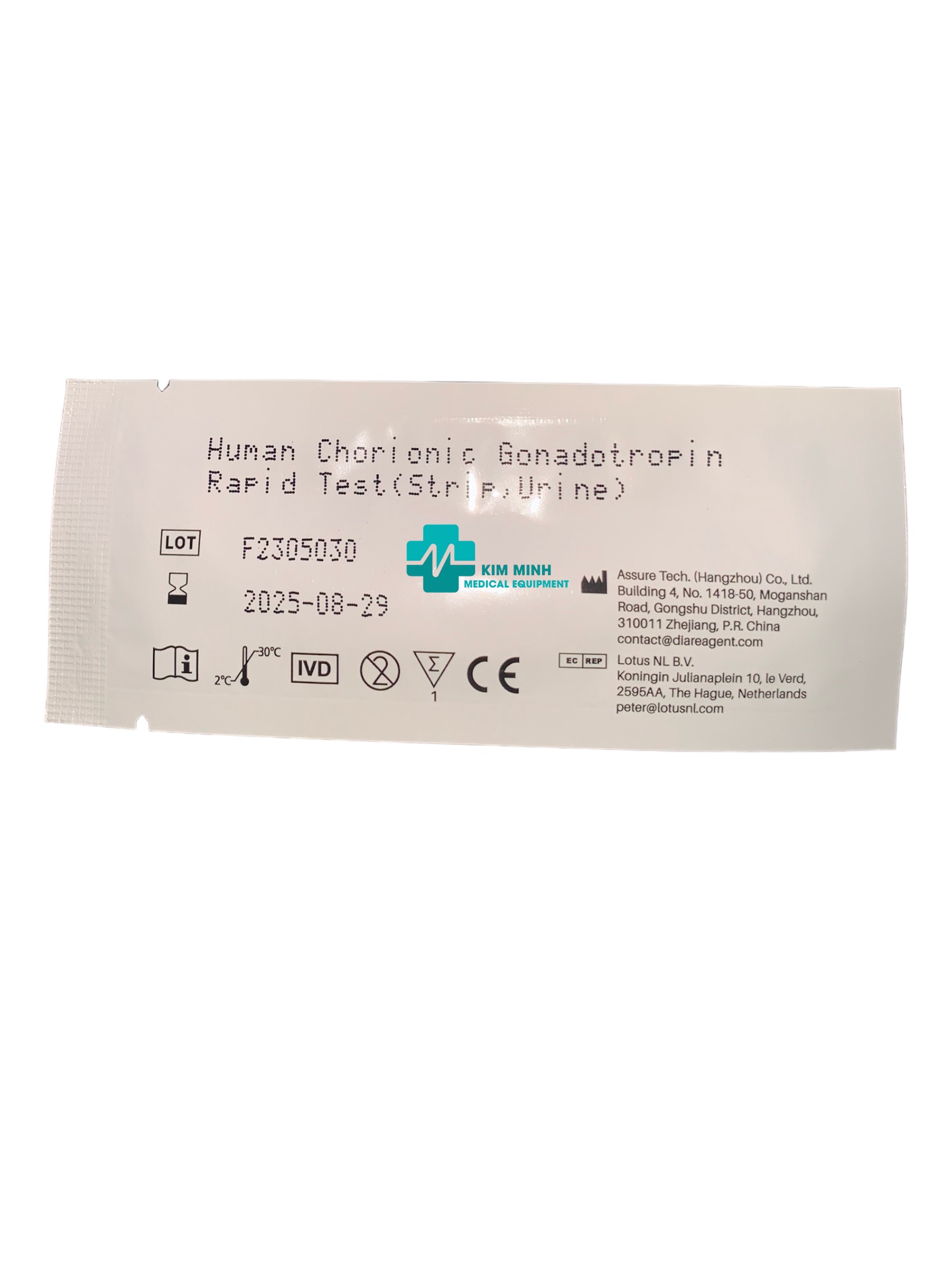 Que Thử Thai HCG Phát Hiện Sớm Fastep Kim Minh Gói Đơn