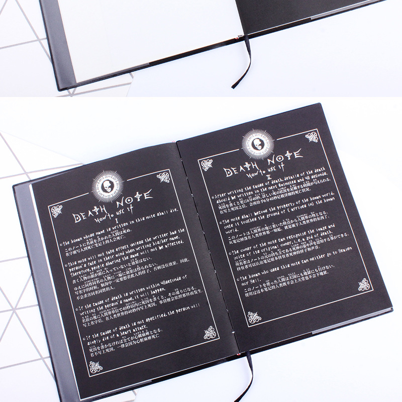 Sổ tay Death Note (42 tờ, 84 trang, Màu Đen)