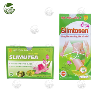 Liệu trình giảm cân an toàn 1 Slimtosen Extra +3 Trà Slimutea Học Viện Quân Y Sơn Mộc Hương 7