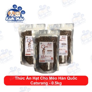 Thức Ăn Hạt Cho Mèo Hàn Quốc Catsrang túi chiết 500gr thumbnail
