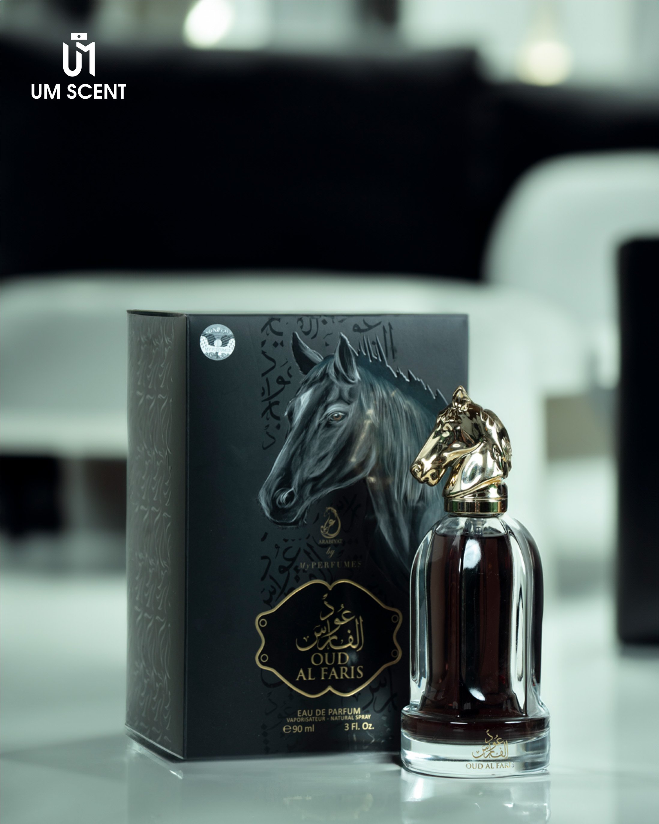 Nước Hoa Nam Oud AL Faris 90ml & 10ml