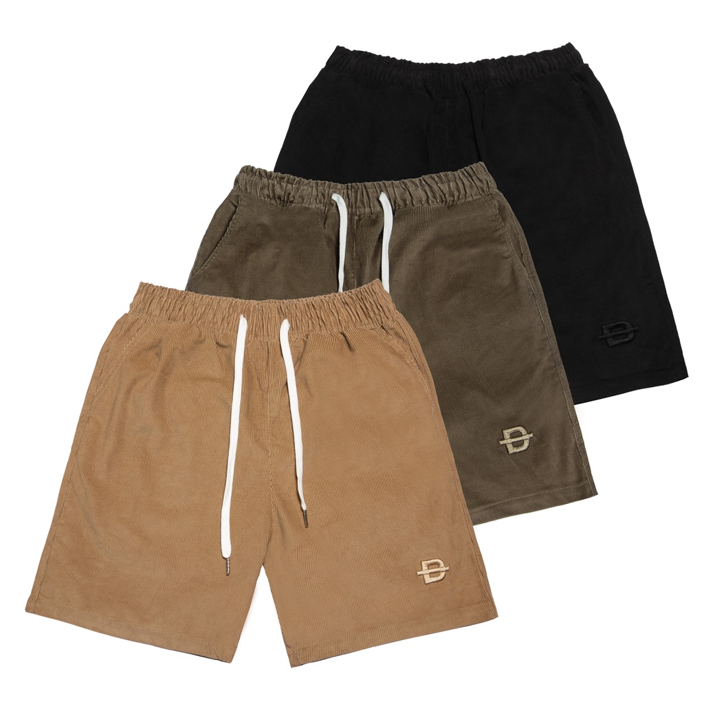 Quần short nam nữ form rộng lưng thun nhung ticke nhiều màu local brand