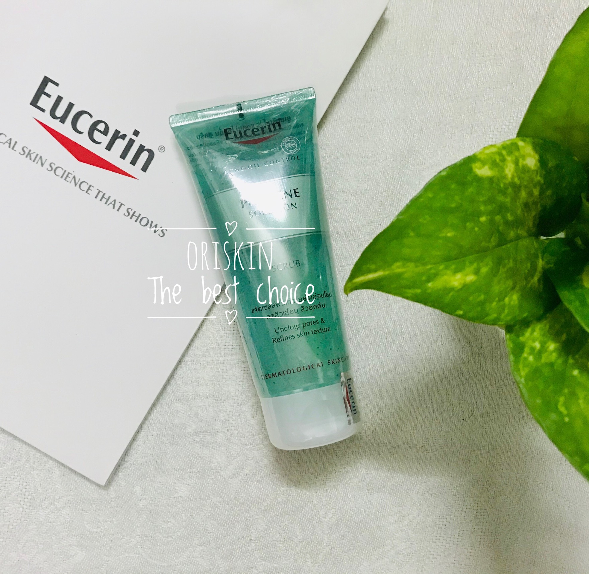 EUCERIN TẨY TẾ BÀO CHẾT CHO DA MỤN PRO ACNE SCRUB 100ML