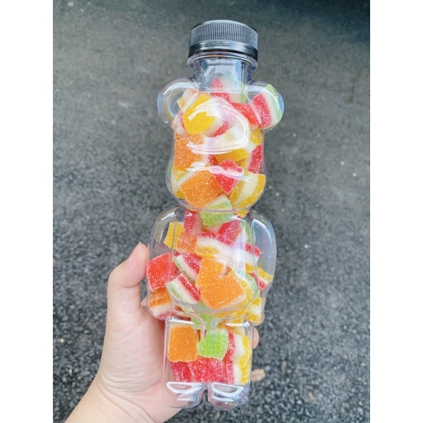 Kẹo Chai Gấu BearBrick Các Loại Chai 500ml