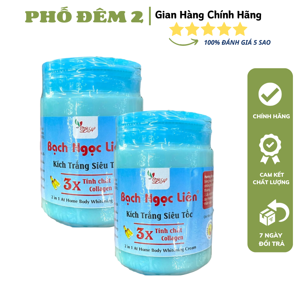 Kem Kích Trắng Body bạch ngọc liên 200gam