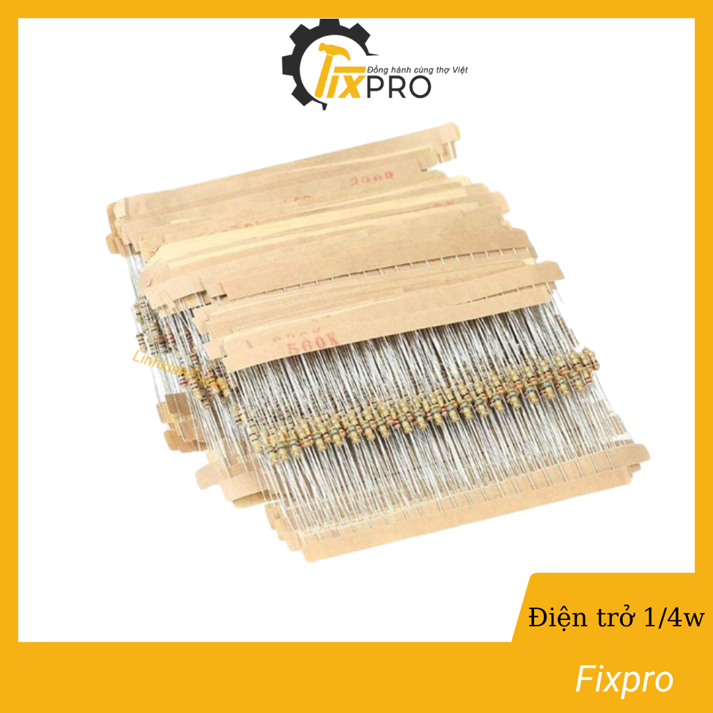 Điện trở 5R1 1/4W túi 100c.
