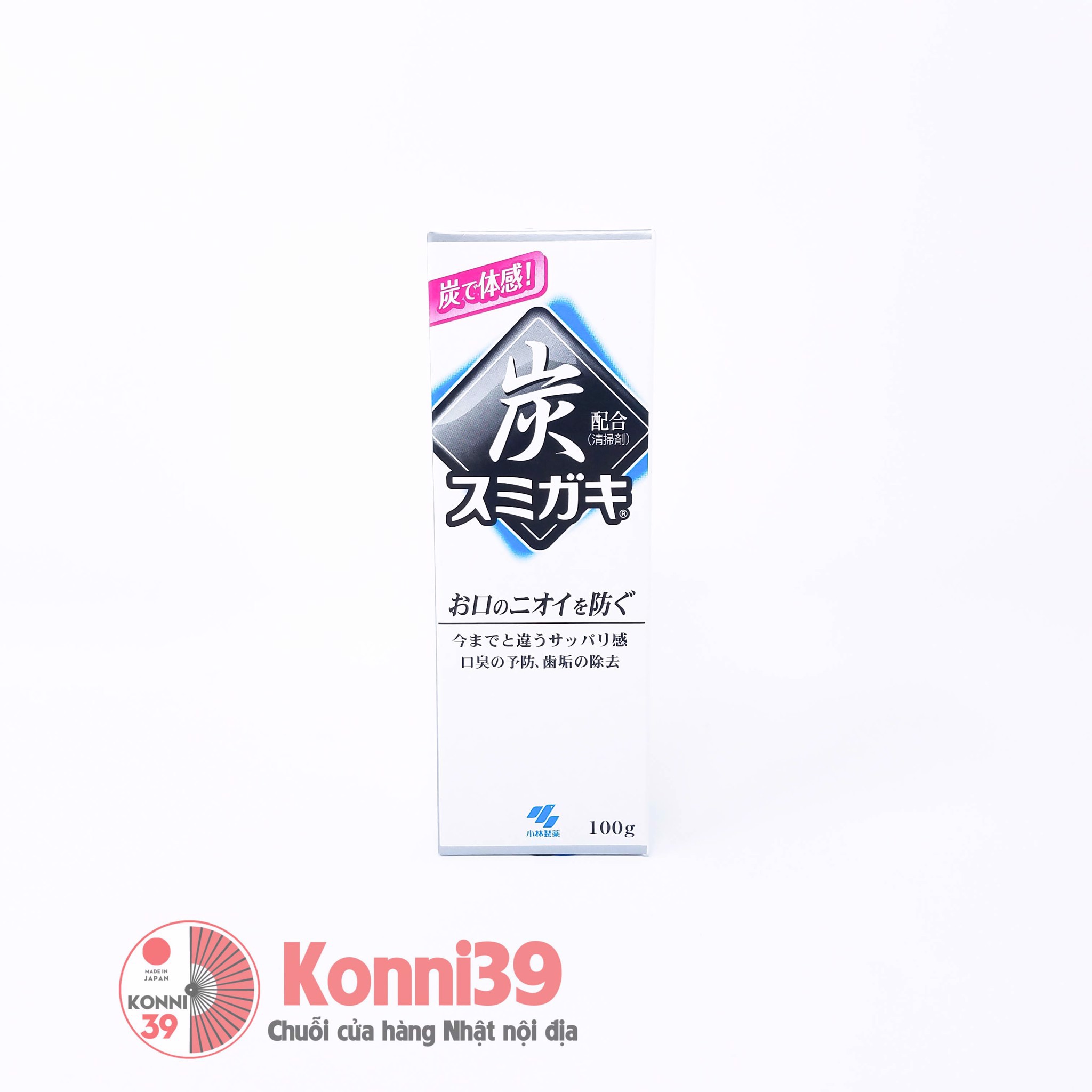 Kem đánh răng Kobayashi than hoạt tính 100gr