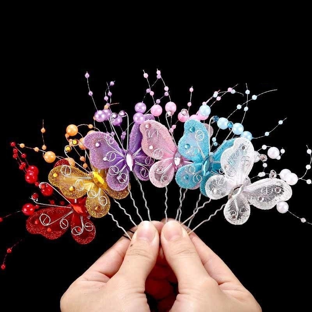 Trâm Cài Tóc Voan Cánh Hồ Điệp