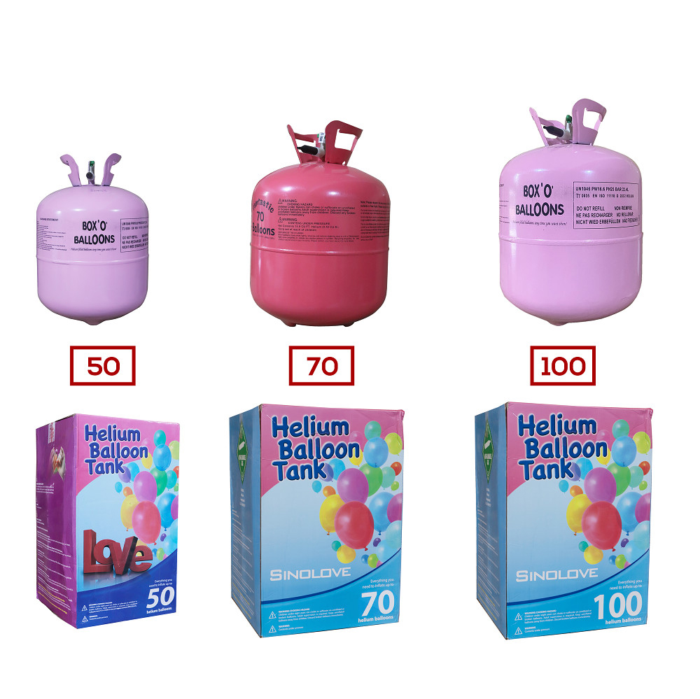 Bình Khí Helii Bóng Bình 100,70,50 Bóng