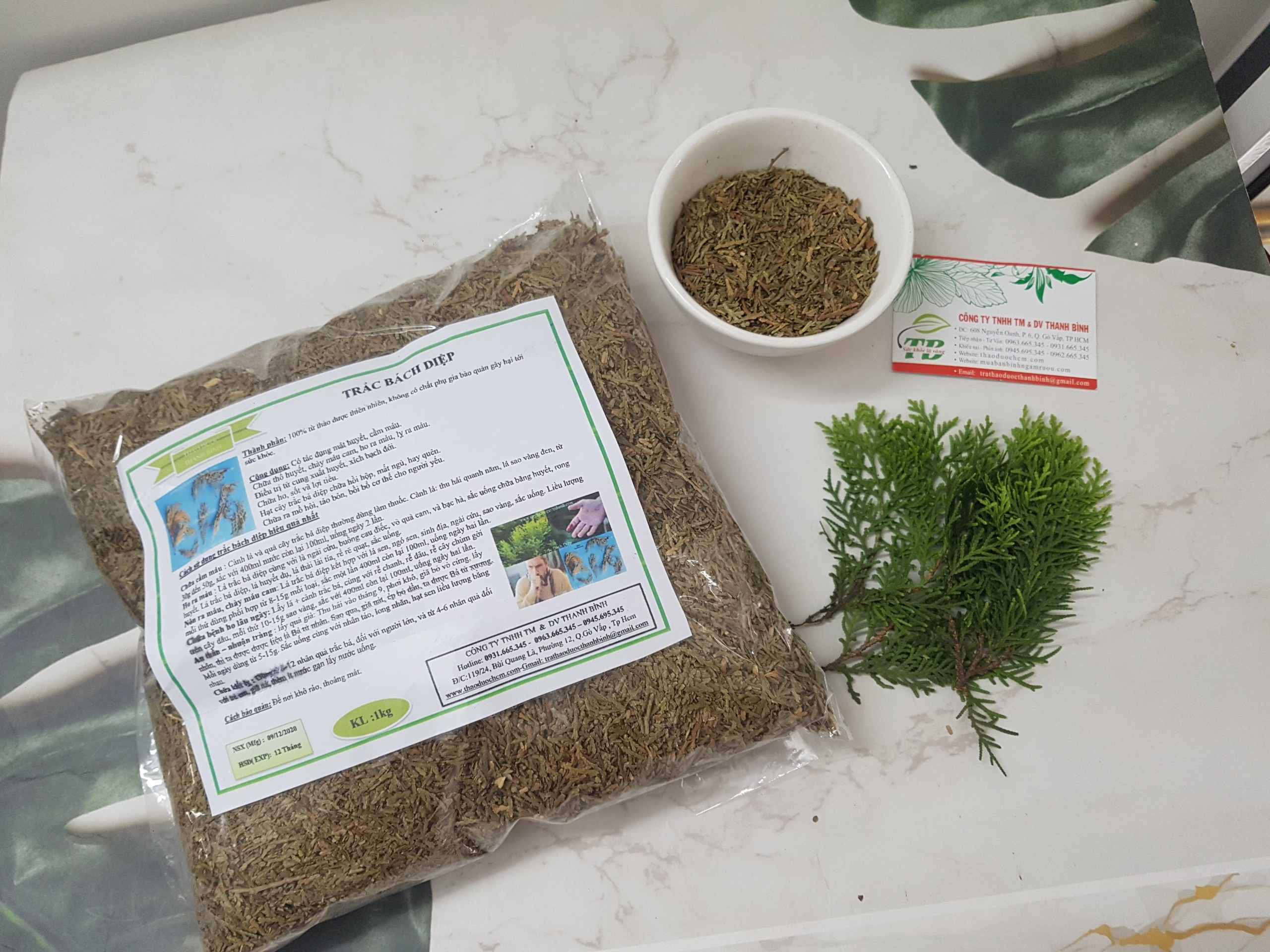 Trắc Bá Diệp 100G - Hàng Công Ty Giá Tốt
