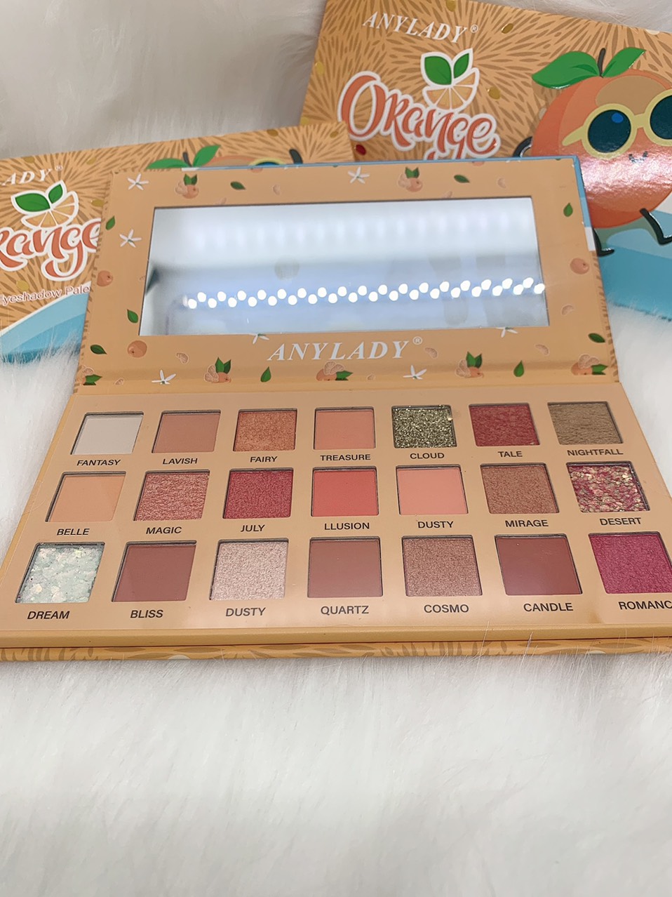 Phấn Mắt 21 ô makeup Pro Any Lady Orange tươi tắn tỏa sáng