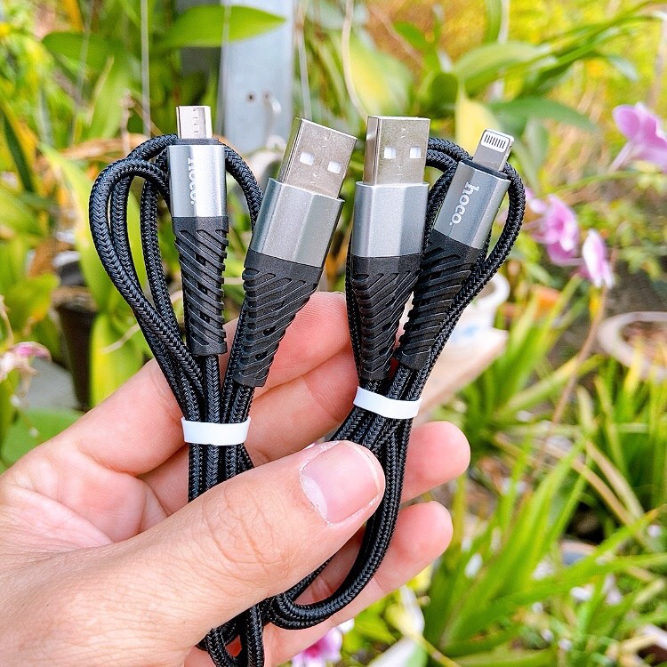 [HCM]Cáp sạc nhanh hoco Micro USB/Lightning