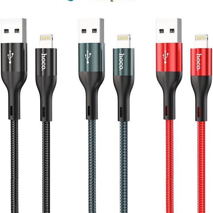 [HCM]Cáp sạc nhanh lightning Hoco X2 Max 1M 3A cho iphone dây dù chống đứt