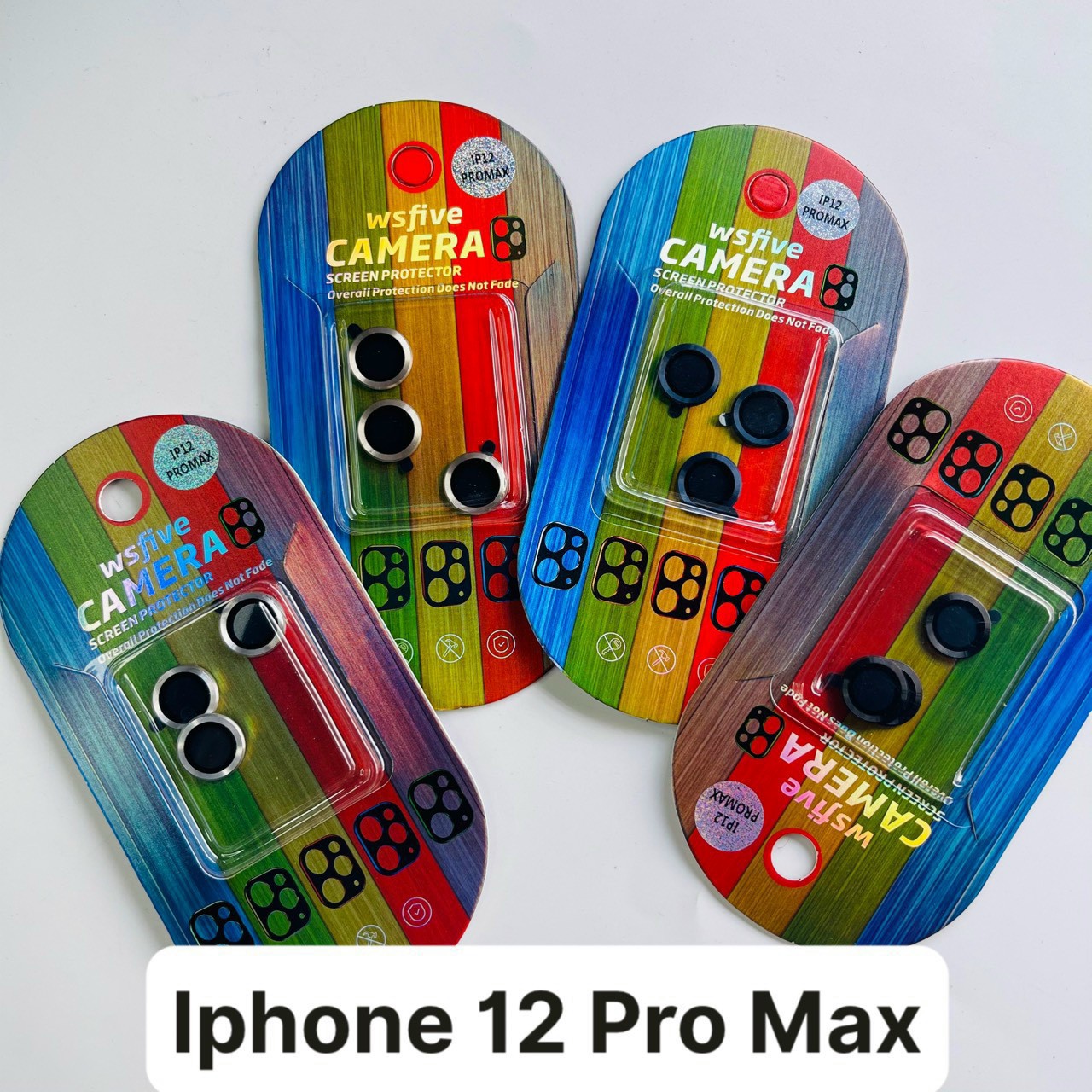 Dán kim loại bảo vệ từng mắt camera cho iPhone 11-12 Pro Max
