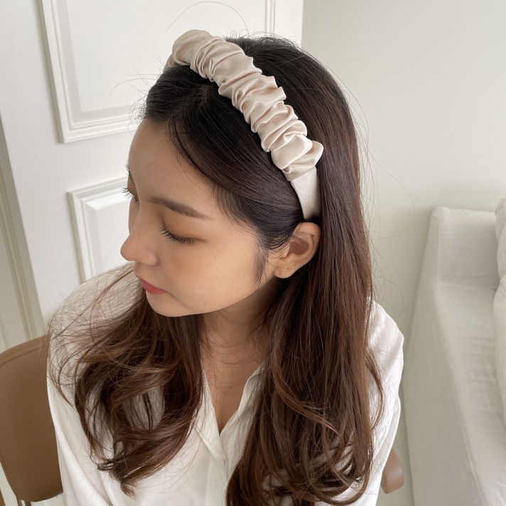 Cài tóc Satin headband Hàn Quốc KOREA