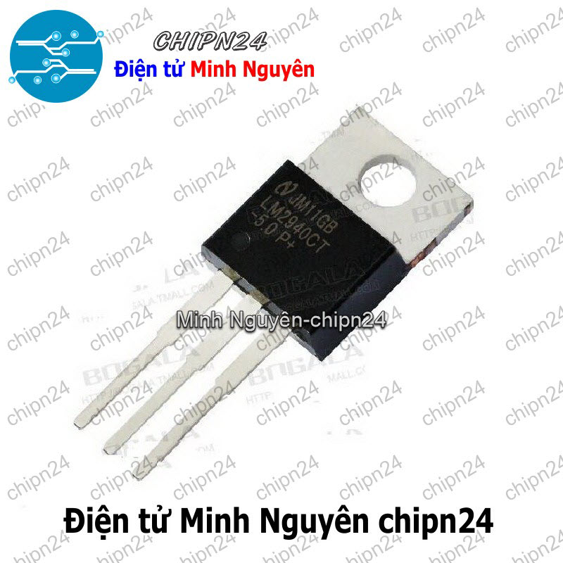 [2 con] (DIP) IC LM2940-5V TO-220 (LM2940CT-5.0 LM2940 2940 5V) - HH003984