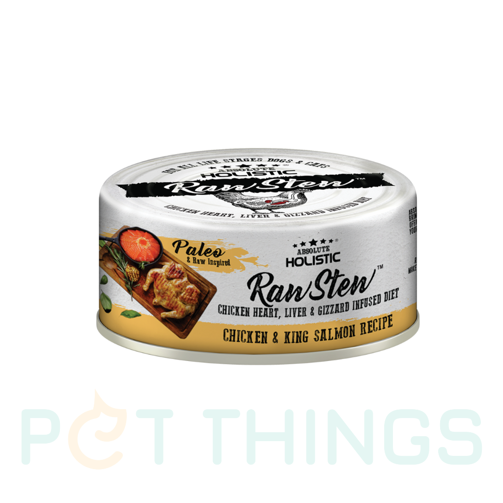 Pate Absolute Holistic RawStew cho chó & mèo 80g