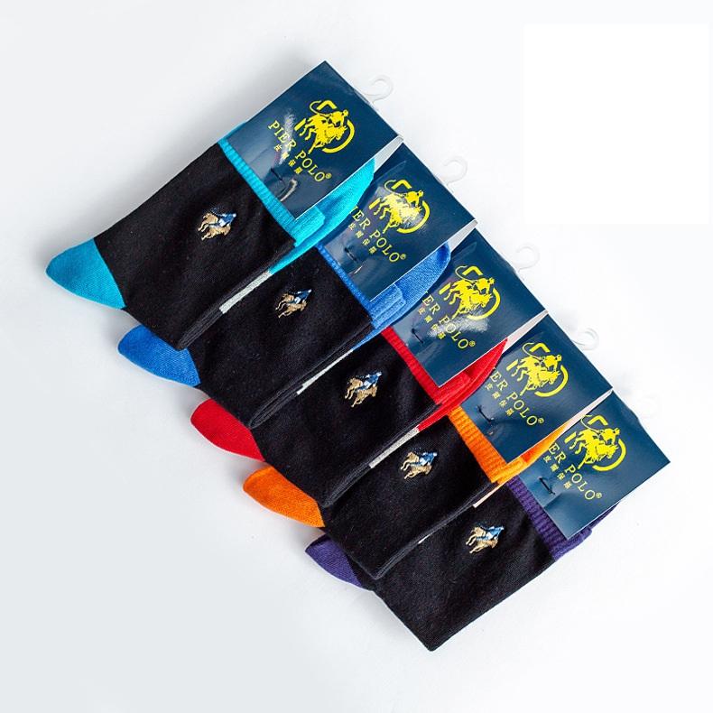 [HCM]Vớ nam cao cấp - Vớ phong cách Polo - Combo 5 đôi.