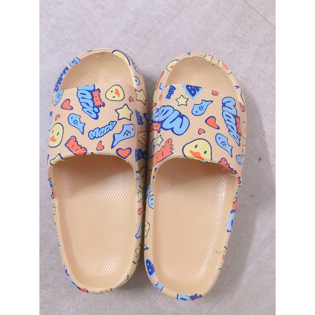 [HCM]Dép Bánh Mì Hoạt Hình Cao 4cm _ DL086