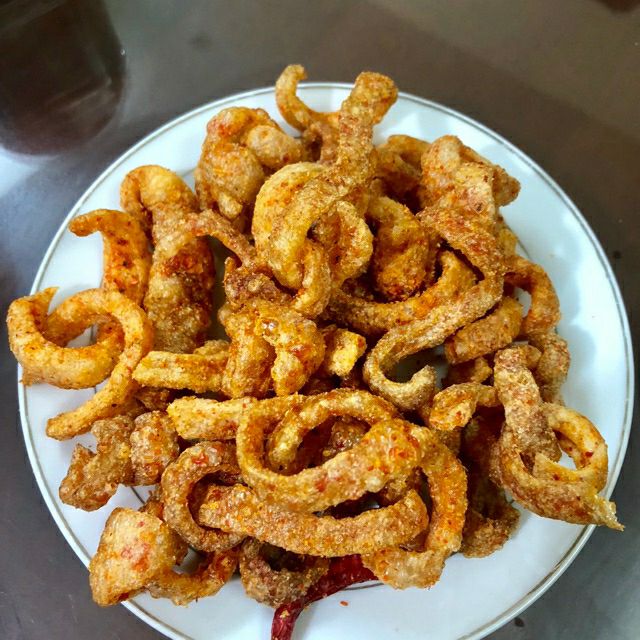 100gram Da heo cháy tỏi loại ngon