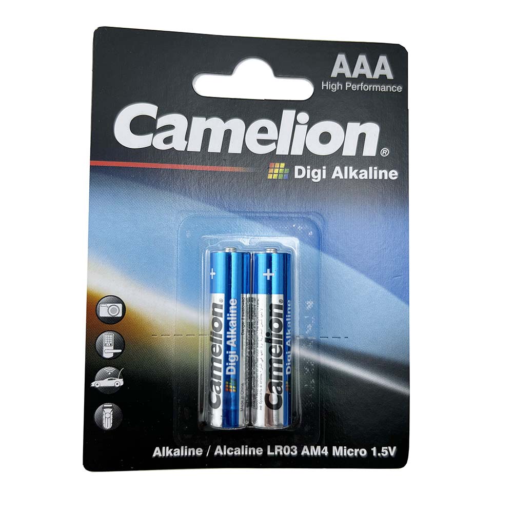 [NHẬP KHẨU CHÍNH HÃNG] PIN 3A/ AAA DIGI ALKALINE CAMELION (1.5V) 2 viên/ vỉ LR03