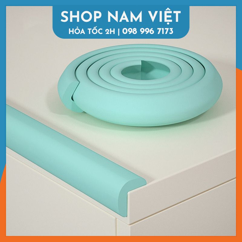 Cuộn 2m mút xốp bọc cạnh bàn ghế giường tủ bảo vệ an toàn cho bé