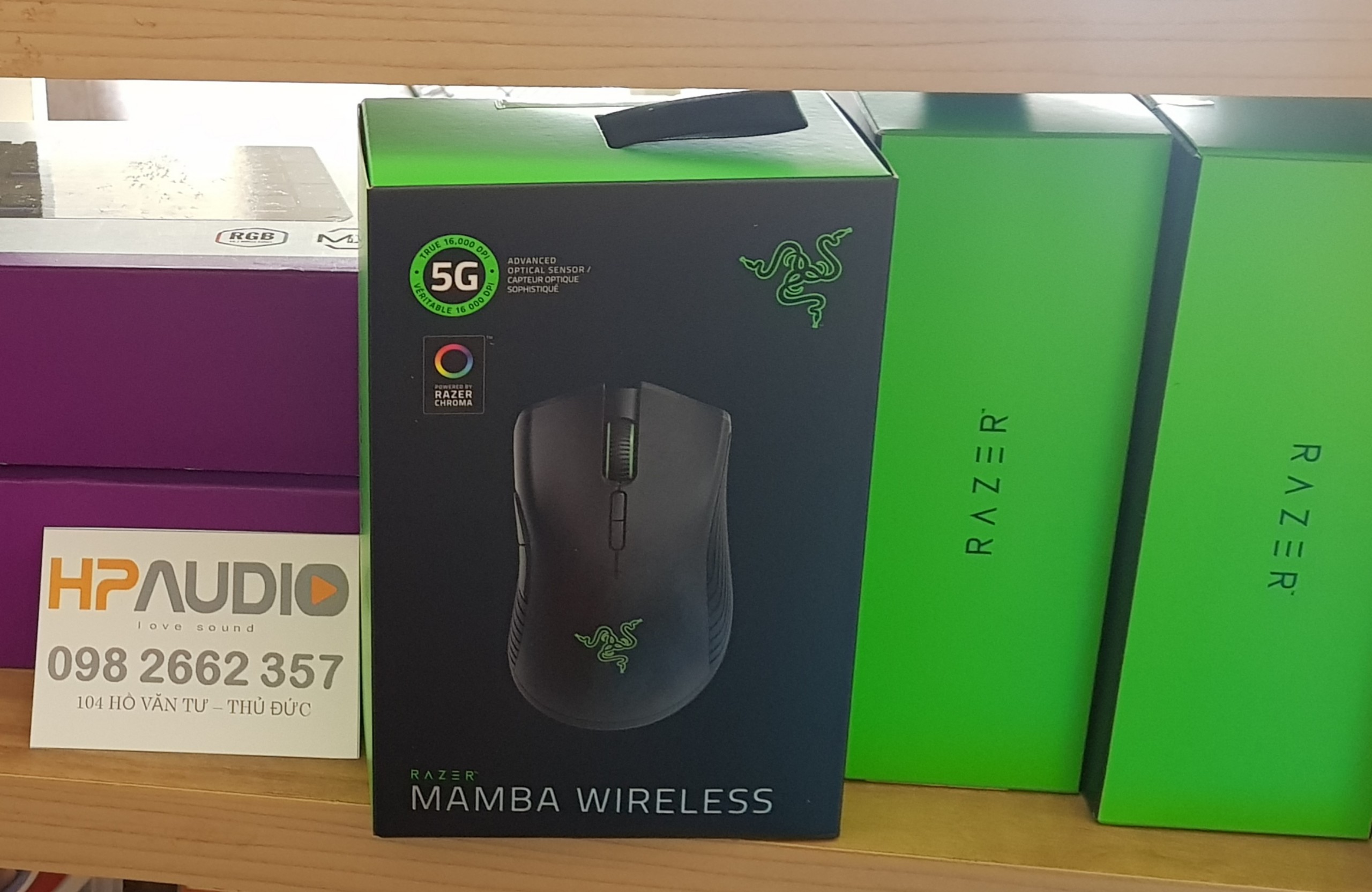 Chuột gaming không dây RAZER MAMBA WIRELESS