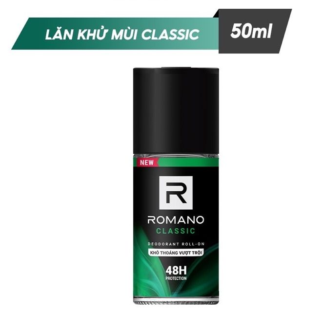 [HCM]Lăn khử mùi Romano Classic 50ml