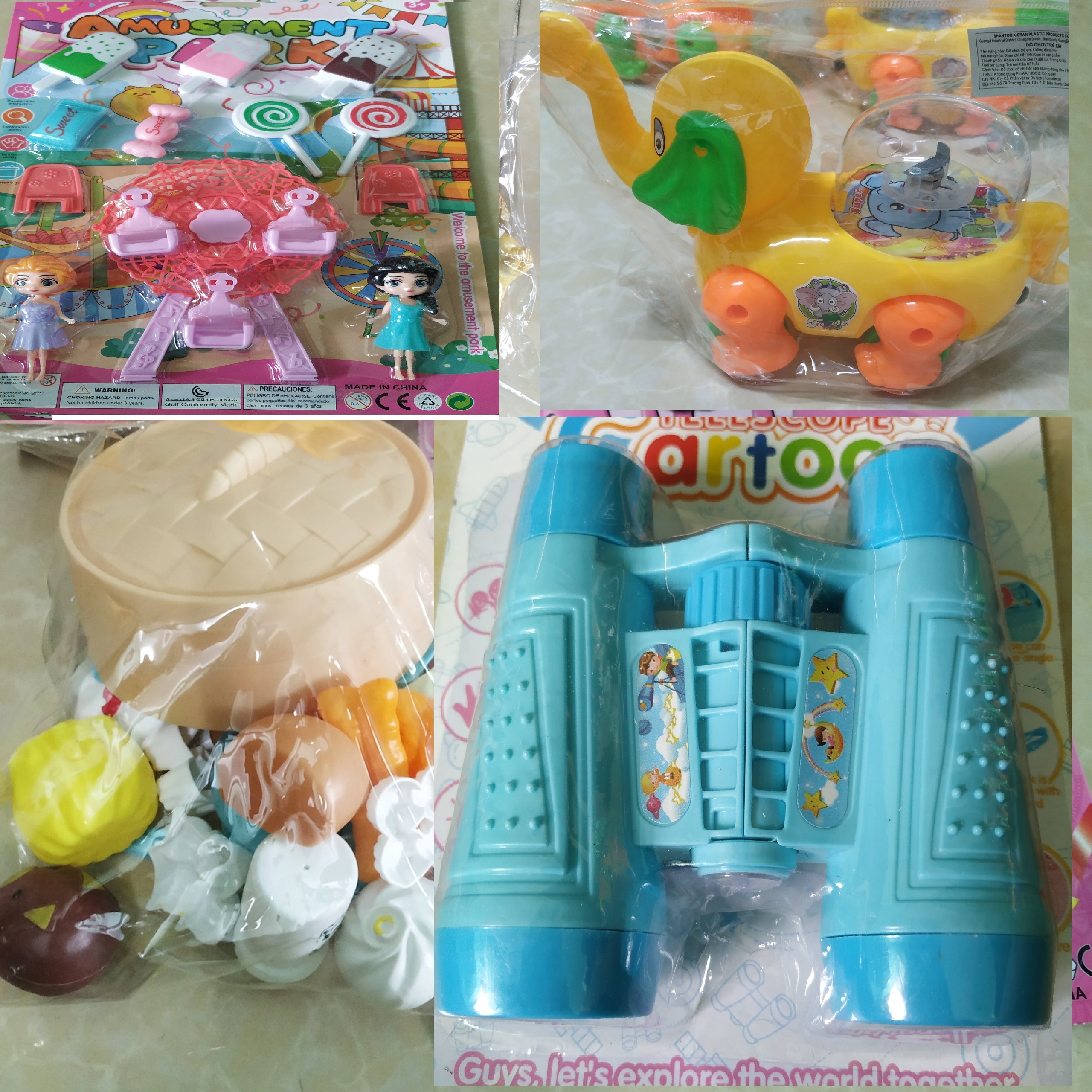 Combo 4 món đồ chơi 100K, 2 món 100K
