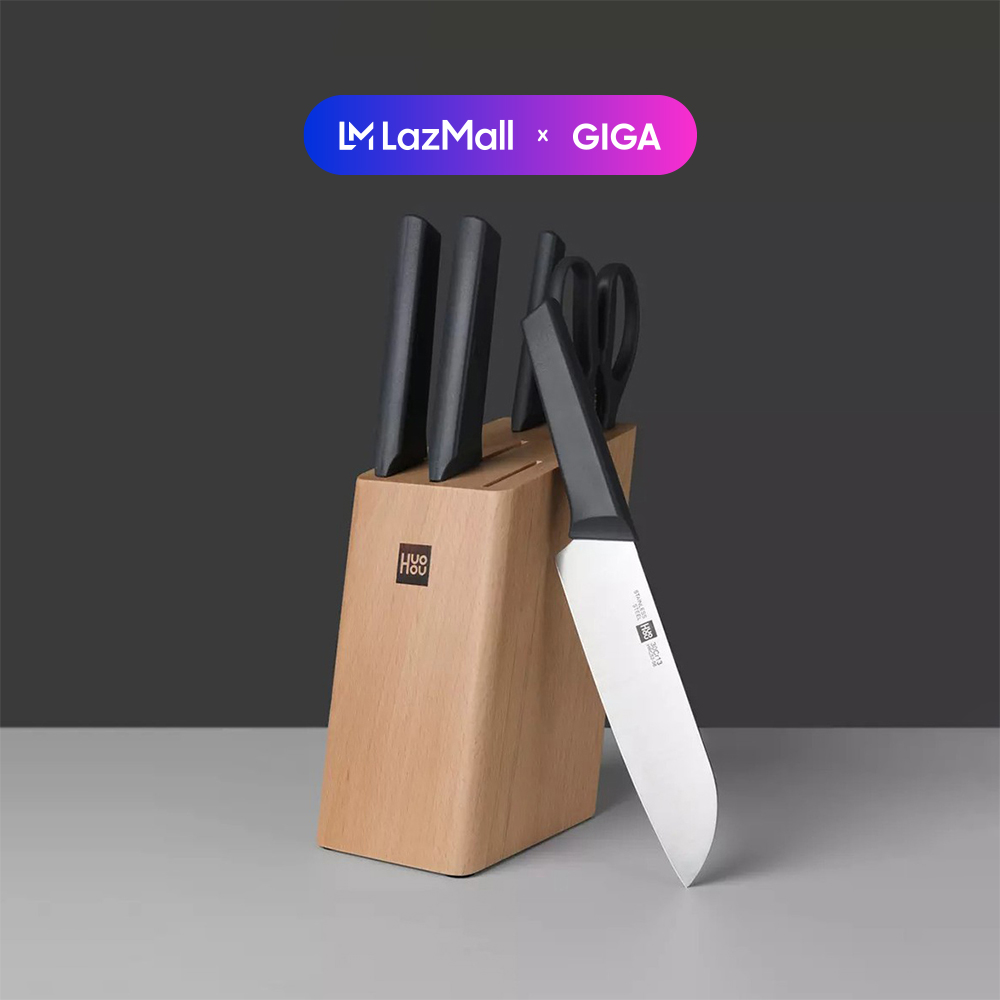 [ Hỏa tốc HN - HCM ]  Bộ dao làm bếp 6 món Xiaomi HUOHOU