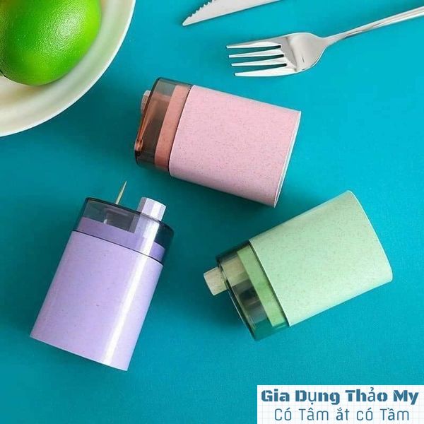 Hộp, ống đựng tăm cao cấp bằng lúa mạch