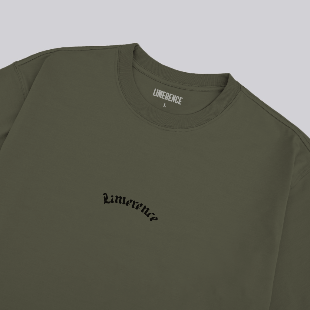 Áo thun form rộng LIMERENCE - Basic logo cotton cao cấp co giãn, dày dặn Local Brand
