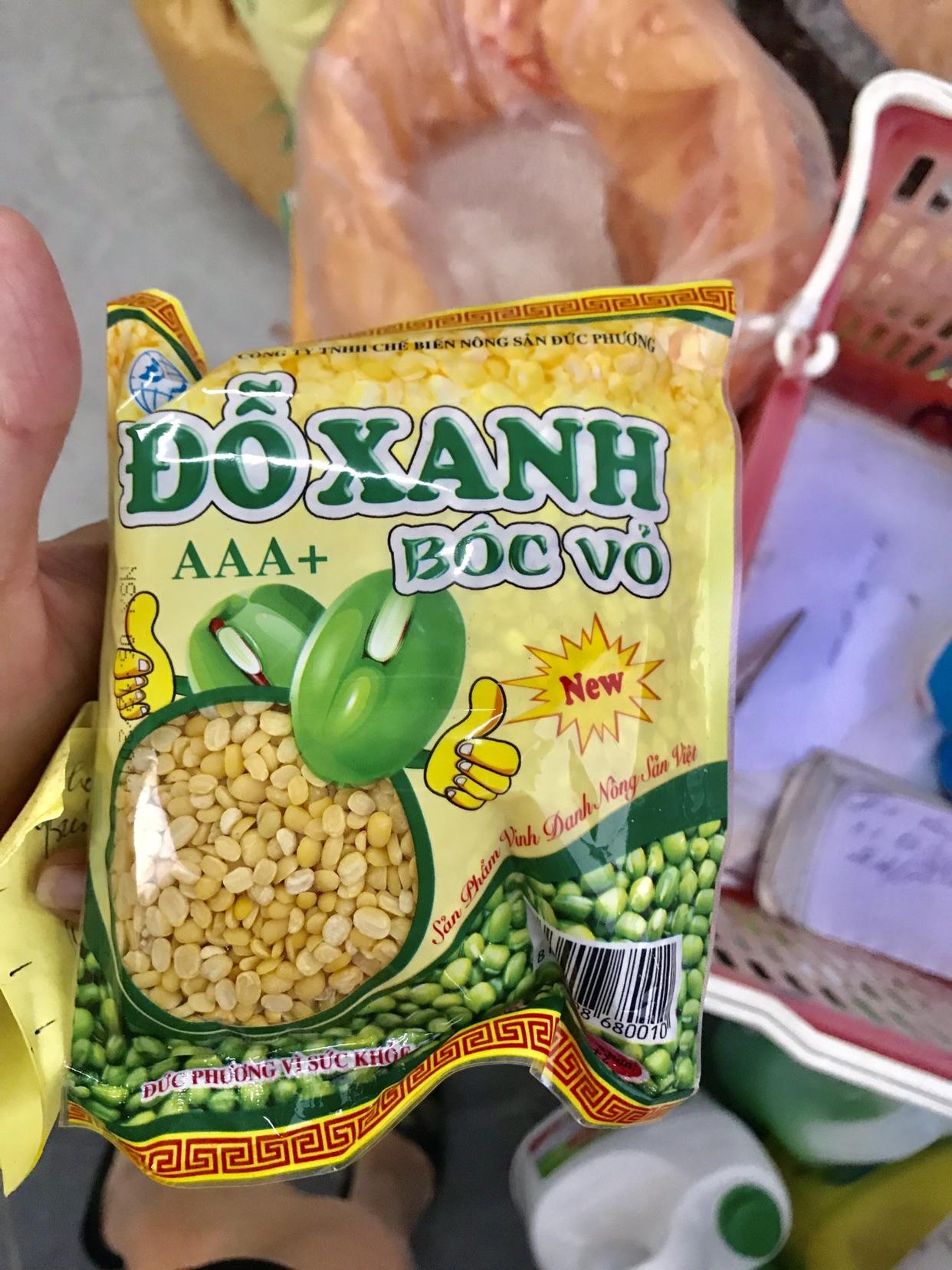 200gr Đỗ xanh bóc vỏ gói Xuất Khẩu